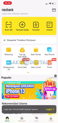 5 Buka Aplikasi NeoBank