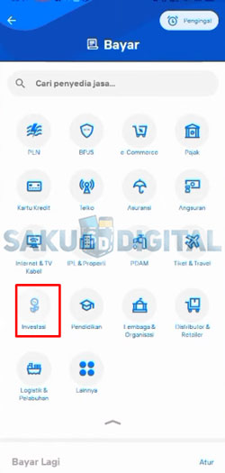 12 Tap Menu Investasi