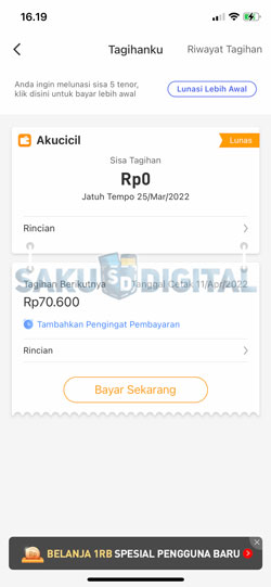 4 Klik Bayar Sekarang 1