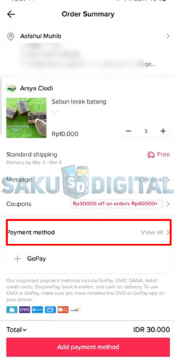 4 Klik Payment Method