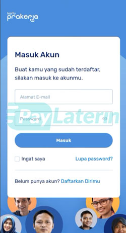 2 Login Akun Kartu Prakerja