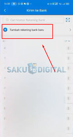 9 Tap Tambah Rekening