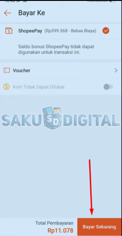 15 Klik Bayar Sekarang