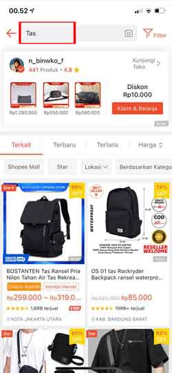 Buka Aplikasi Shopee