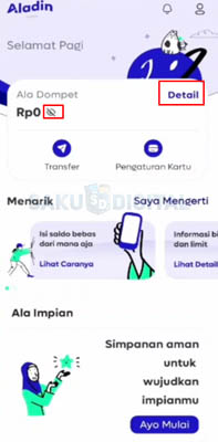 Cek Nomor Rekening Bank Aladin