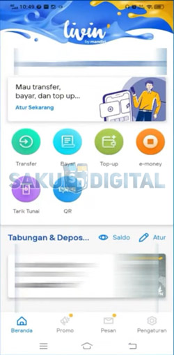 1 Buka Aplikasi Livin By Mandiri