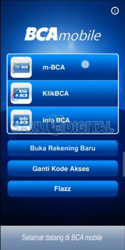 1 Buka Aplikasi BCA Mobile