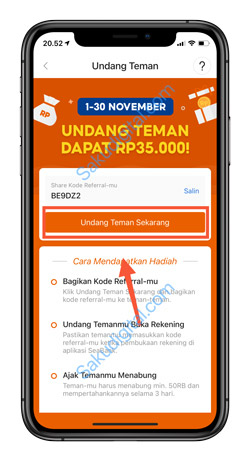 4 Klik Undang Teman Sekarang