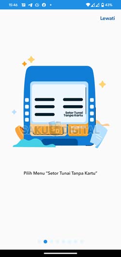 Pilih Setor Tanpa Kartu