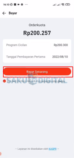 6 Klik Bayar Sekarang 1