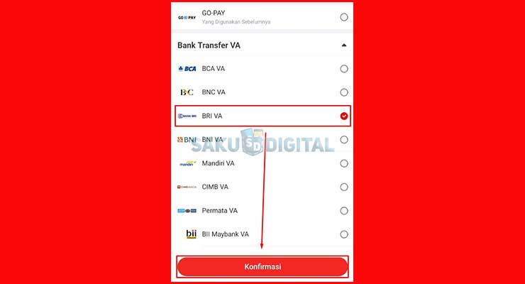 Pilih Metode Bayar BRIVA di Akulaku
