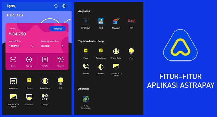 Fitur Aplikasi AstraPay