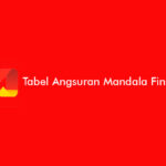 Tabel Angsuran Mandala Finance